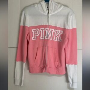 Pink victoria’s secret zip hoodie